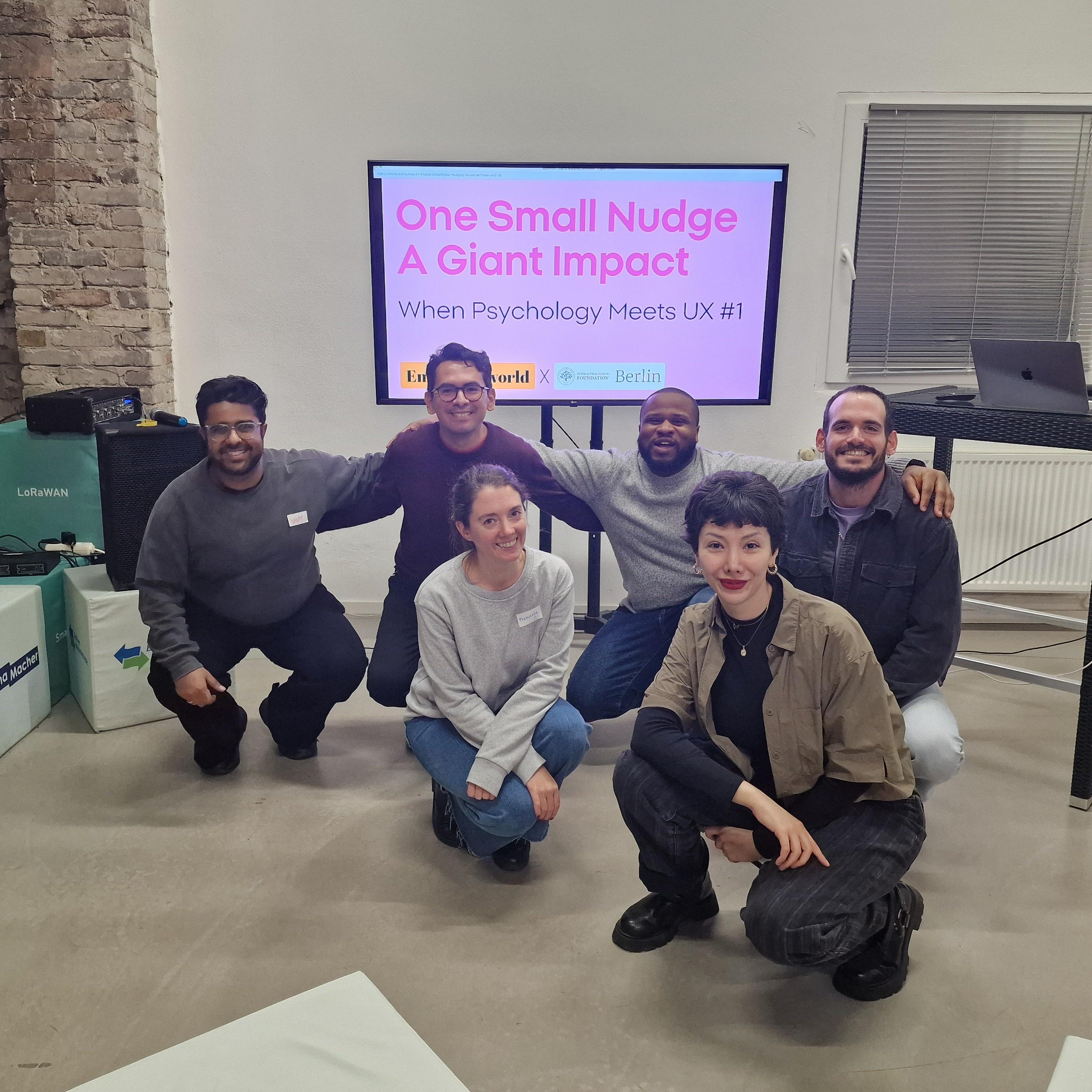 Volunteers at a meetup